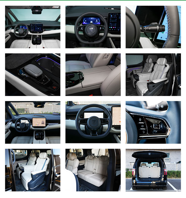 Gelly Geely Zeekr 009 Max Me Blue Electric Energy Car Energe Cars Electric MPV Jike 009 EV