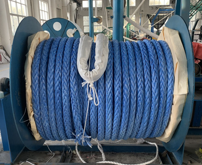 Marine Ship Floating Boat Tow Rope High Strength 12 Strand UHMWPE