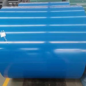 China 610mm Blue Prepainted Galvalume Steel Coil Self Cleaning wholesale