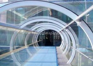 China Green House Tempered / Laminated Safety Glass , Curved Sheet Glass Panels wholesale