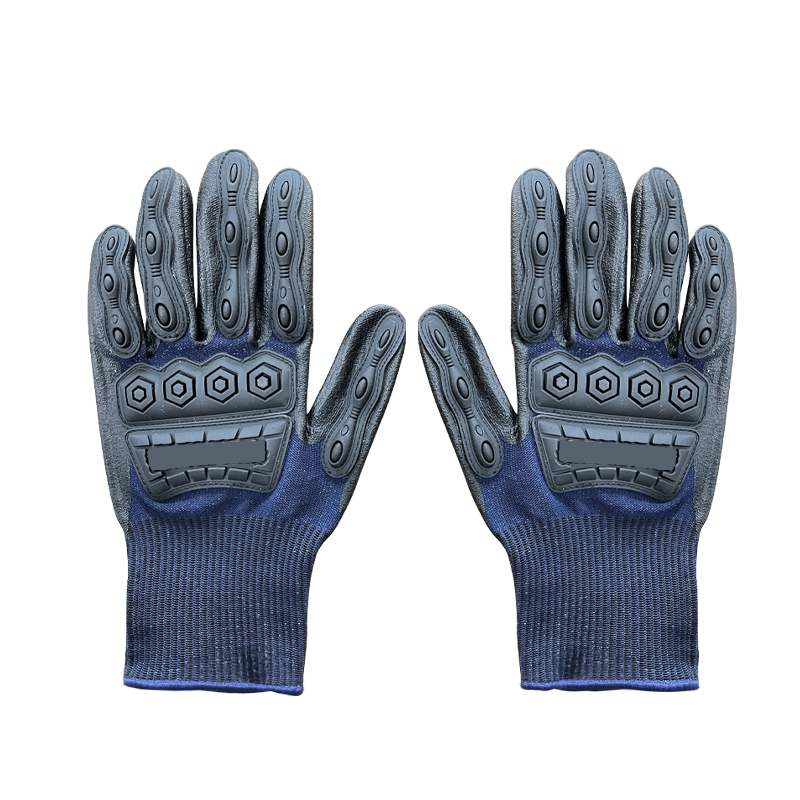 Full Fingers Blue Color Protection for Outdoor Travelling Customized and Long-lasting