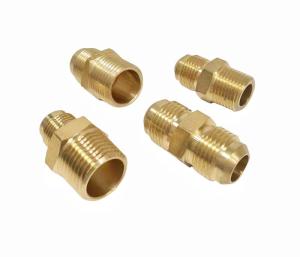 China CNC Male Brass NPT Pipe Fittings wear resisting Provide OEM Services wholesale