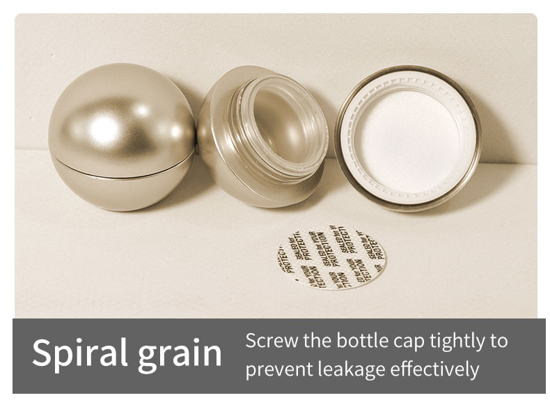 5g Mini Cosmetic Jars Gold PP Cosmetics Packaging Cream Jar With Lid