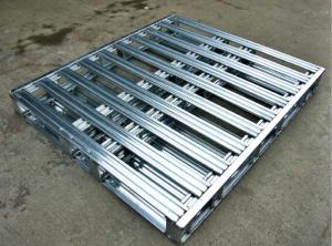 China Heavy Duty Stacking Galvanized Steel Pallets For Warehouse Storage wholesale