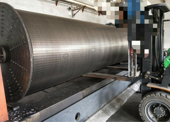 Stainless Steel 304 Reverse Wedge Wire Rotary Screen Drum Cylinder Water Treatment