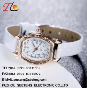 China WHOLESALE PU STRAP AND CASE QUARTZ WATCHES CLASSICAL LADIES WATCH wholesale