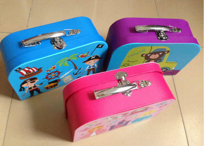 Cardboard house suitcase, high-grade cardboard craft portable box, custom various gift boxes