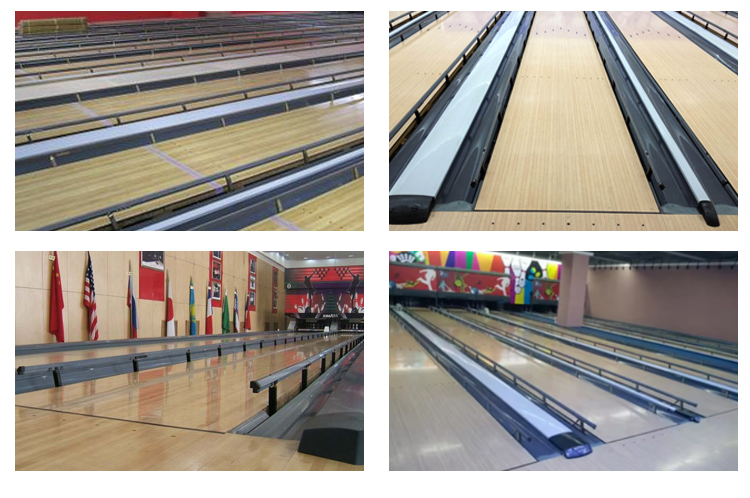 17m Grey Bumper for Brunswick Bowling Lane Machine Enhance Experience