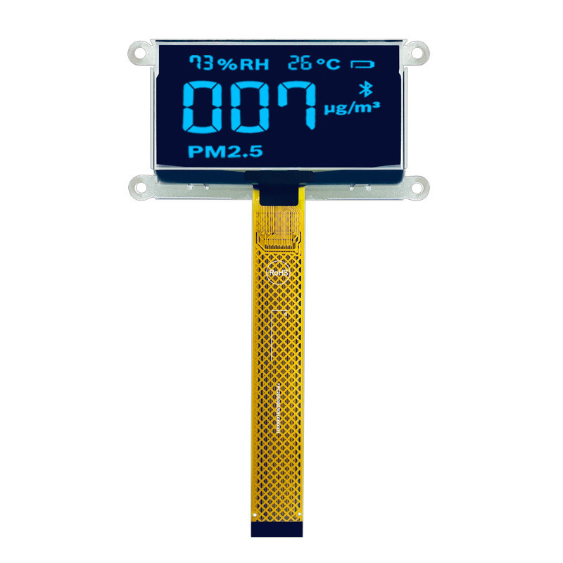 2.7 Inch PMOLED Display Module With PCBA, 128*64 Resolution, 24 PINS Parallel /I2C 4-Wire SPI Interface