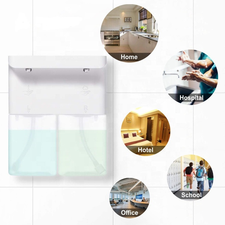 USB Restaurant Hand Soap Dispenser 600ML Polypropylene White Plastic