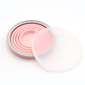 China 270ml Portable Ultra Thin Flexible Silicone Folding Cup wholesale