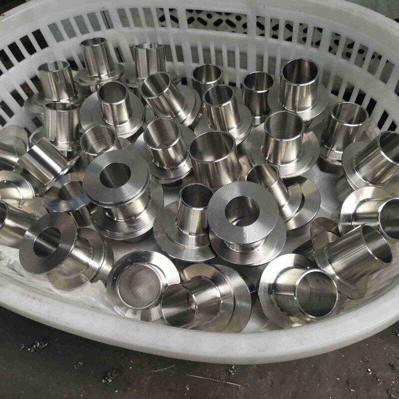 NXF 316L Stainless Steel Stub End Adaptor Flange Customize 2507 2205 Duplex Steel Pipe Lines Connection by Welding Pieces