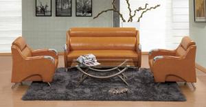 China Modern PU leather China reception office sofa wholesale