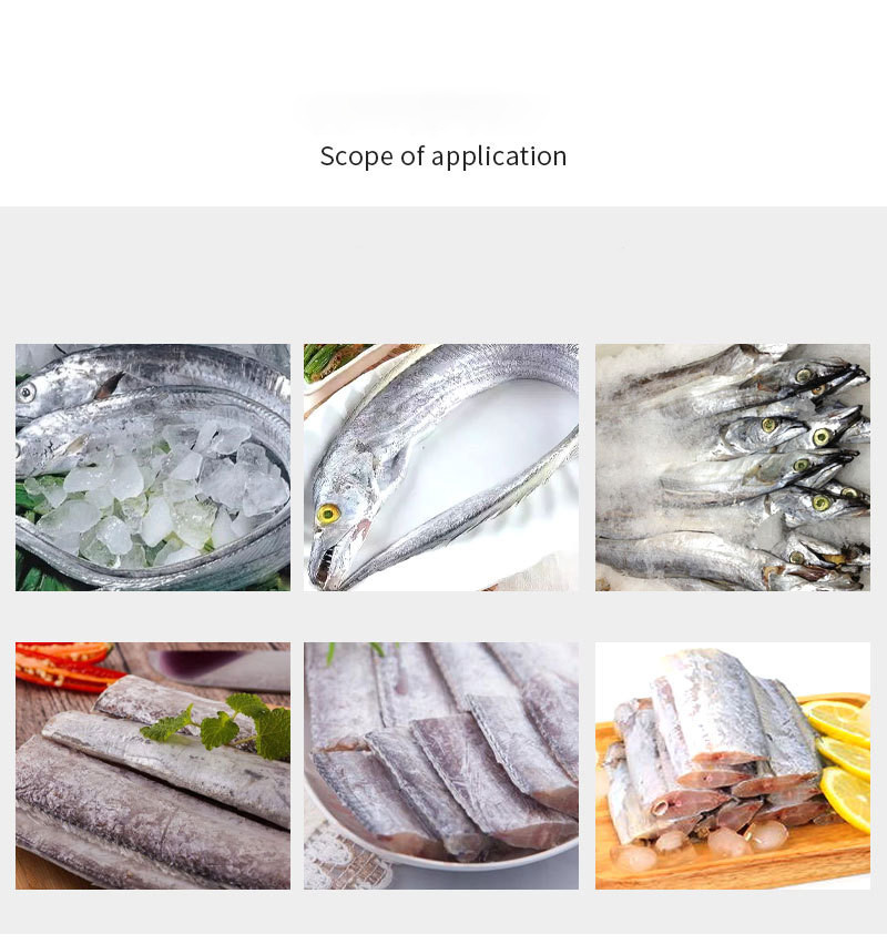 Frozen Hairtail Fish Processing Machines Filleting Fish Slicer Machine