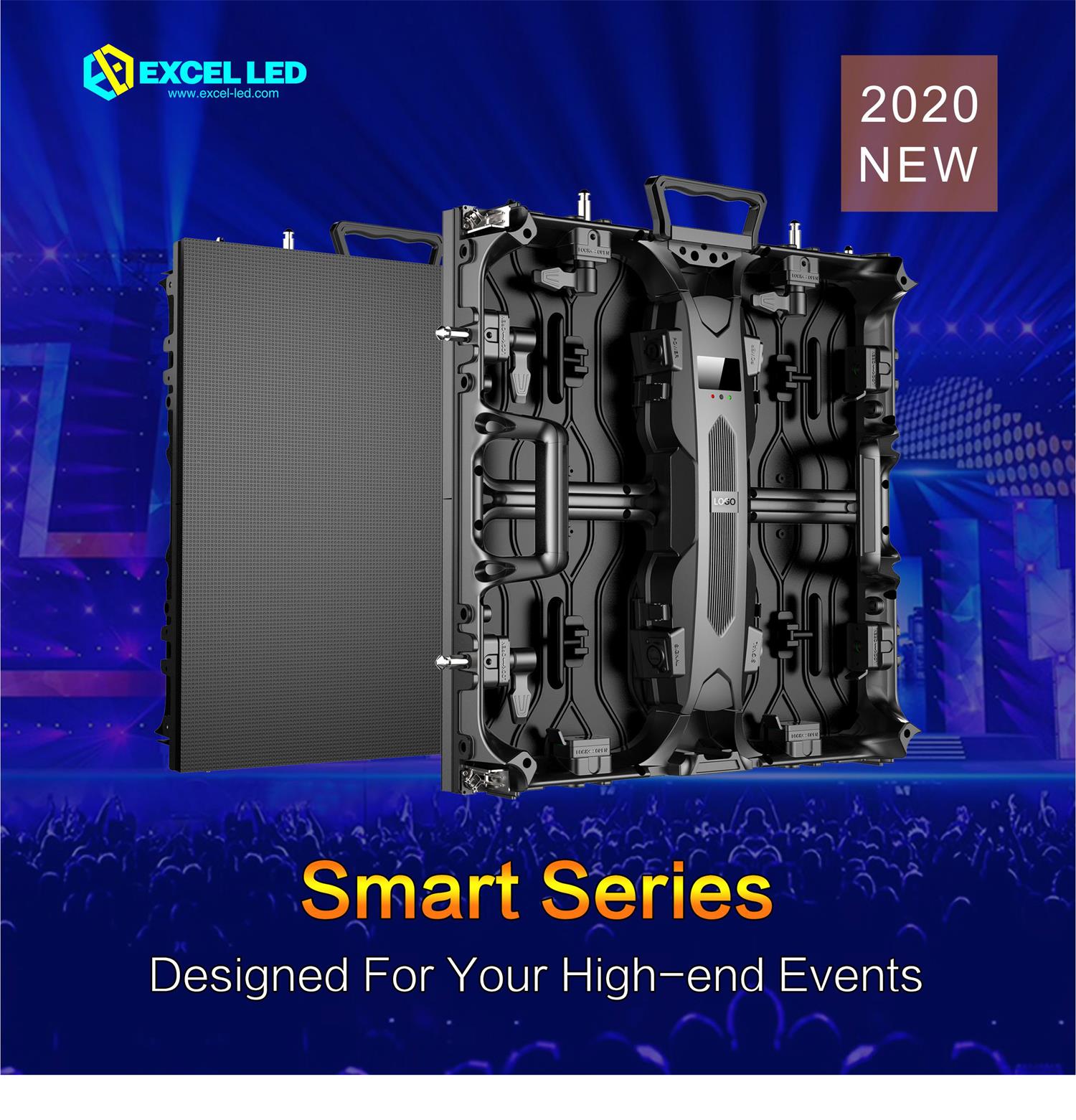 FCC IP65 1500cd/sqm P3.91 P4.81 Outdoor Led Video Wall