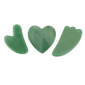 China Jade GuaSha Board Body Spa Scraping Stone Massage Tool wholesale