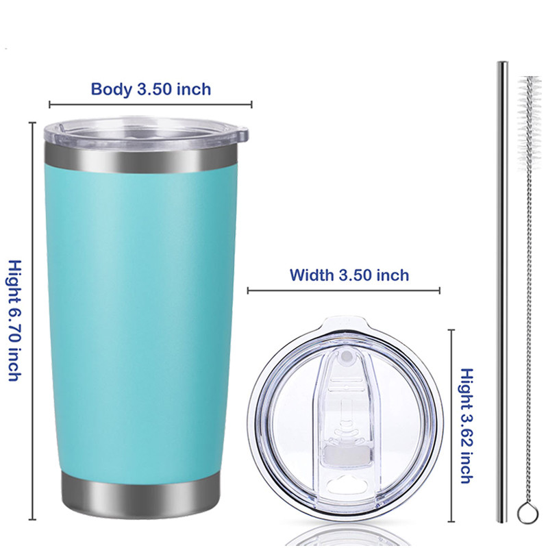 Factory Insulated Stainless Steel 20 Oz Travel Drink Cup Coffee Glass Small Water Bottle
