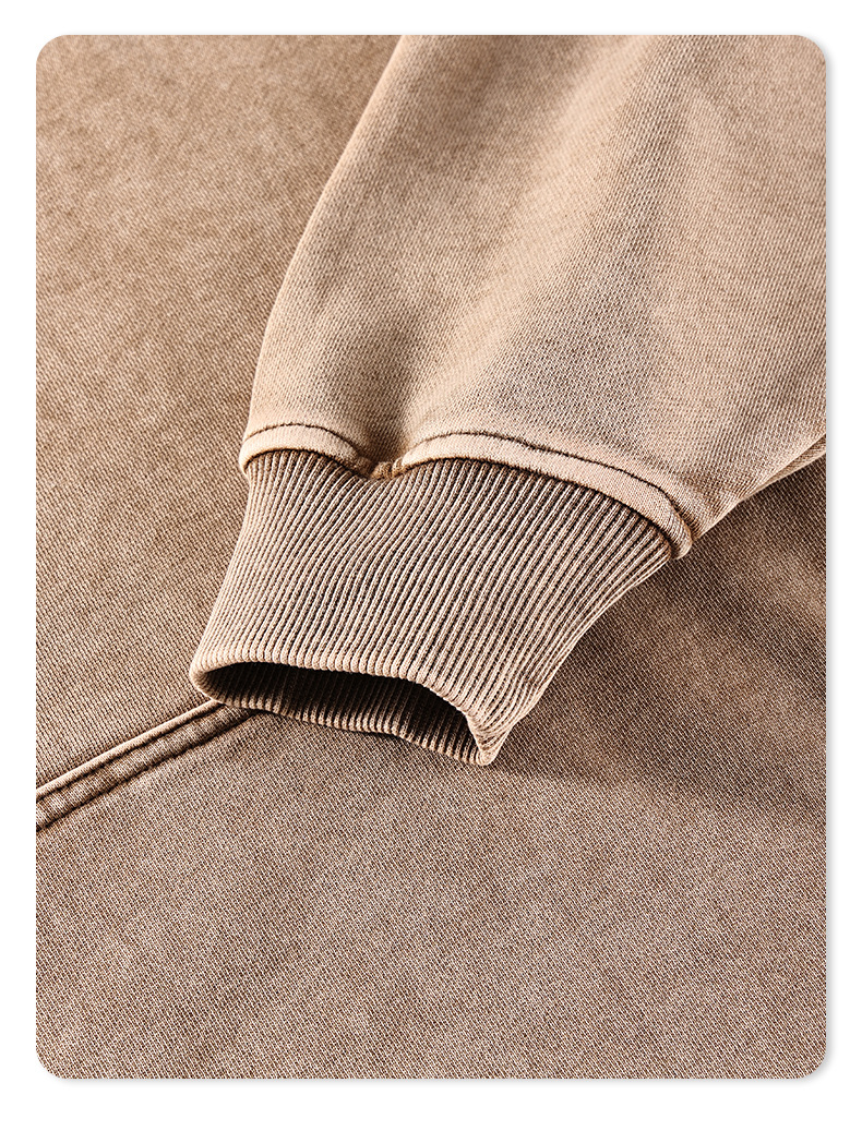 Vintage Hooded Sweatshirt Faded Distressed Acid Wash 420Gsm Heavyweight 100 Cotton Blank Oversized