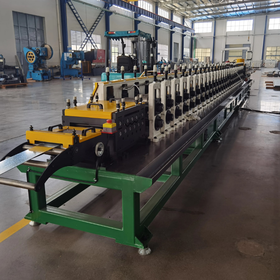 0.8-2.5mm Galvanized Steel Solar Strut Channel Roll Forming Machine With Following Cutting