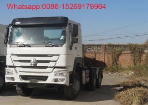 China SINOTRUK HOWO ZZ4257S3241W 6x4 10 tyres Left hand drive 371hp tractor truck wholesale