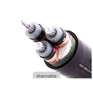 China Custom Made XLPE Copper Cable / Black Insulation Underground Power Cable wholesale