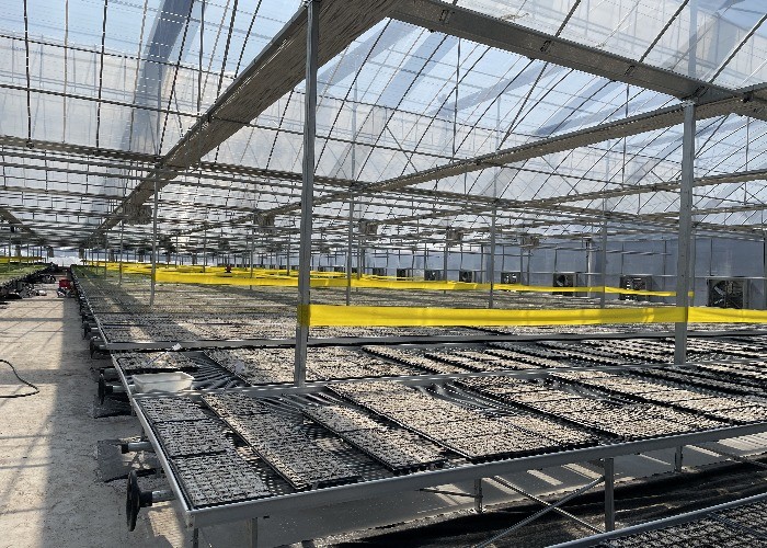 150-200micro Plastic Film Greenhouse Four Seasons With Whole System Flowers Vegetables Plants