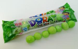 China Green Bubblegum Chewing Gum , Dora Multi Fruit Flavor Bar In Bags wholesale