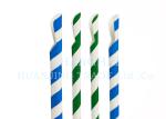 Recyclable Undyed Paper Milkshake Straws Compostable With Food Safe Ink