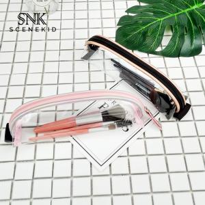 China Waterproof Transparent Large Brush PVC Makeup Bag wholesale