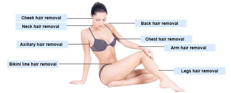 Hair Removal Laser Beauty Equipment 808nm Diode Painless Skin Rejuvenation