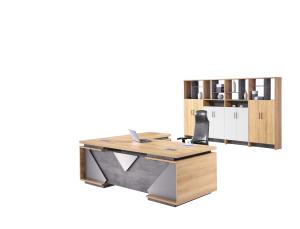 China Simple Wooden Office Table , Contemporary Laminate Wood Executive Desk wholesale