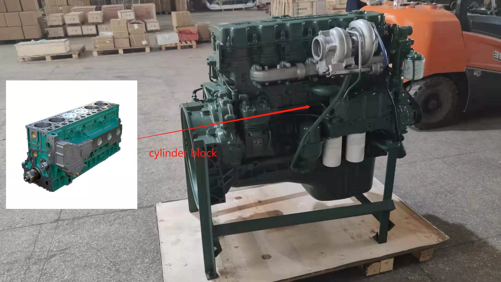 SHIPPING DHL TNT UPS FEDEX EMS Steel Cylinder Block for Weichai Sinotruk Howo A7 Truck Engine 612600900208