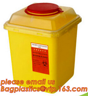Medical waste container sharp box sharps container for hospital use, 1QT translucent sharp container phlebotomy containe