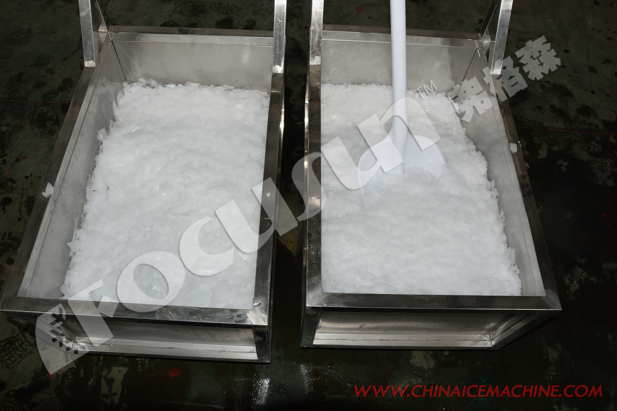 Condition 2024 Focusun 7 Ton Air Flake Ice Making Machine with Low Voltage Components