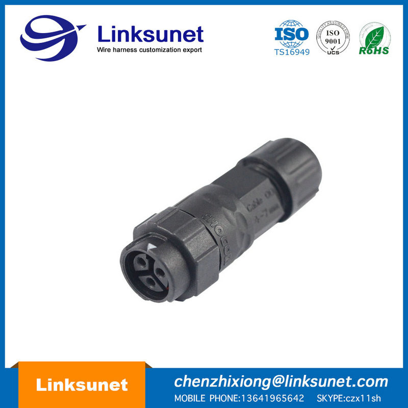 Four Point Crimp Type CTO Circular Connector Cable Assembly High Flex For New Energy Vehicles