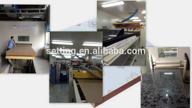 High gloss marble color acrylic mdf board for kitchen