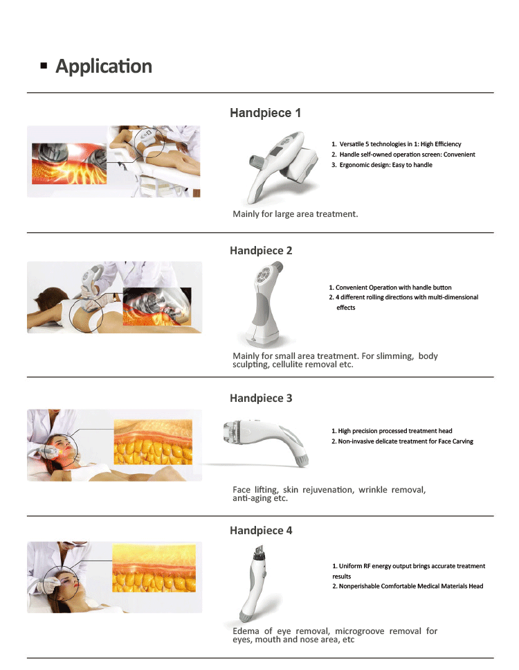 Cellulite Fat Removal Unoisetion Cavitation Slimming Machine CE