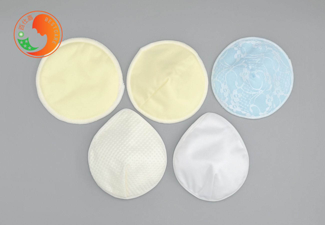 Comfortable Washable Nursing Pads Big Size Washing Bag Invisible Discreet Fit