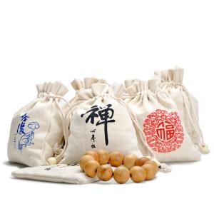 China Embroidered Logo 10x15cm Drawstring Cloth Gift Bags With Black Velvet wholesale