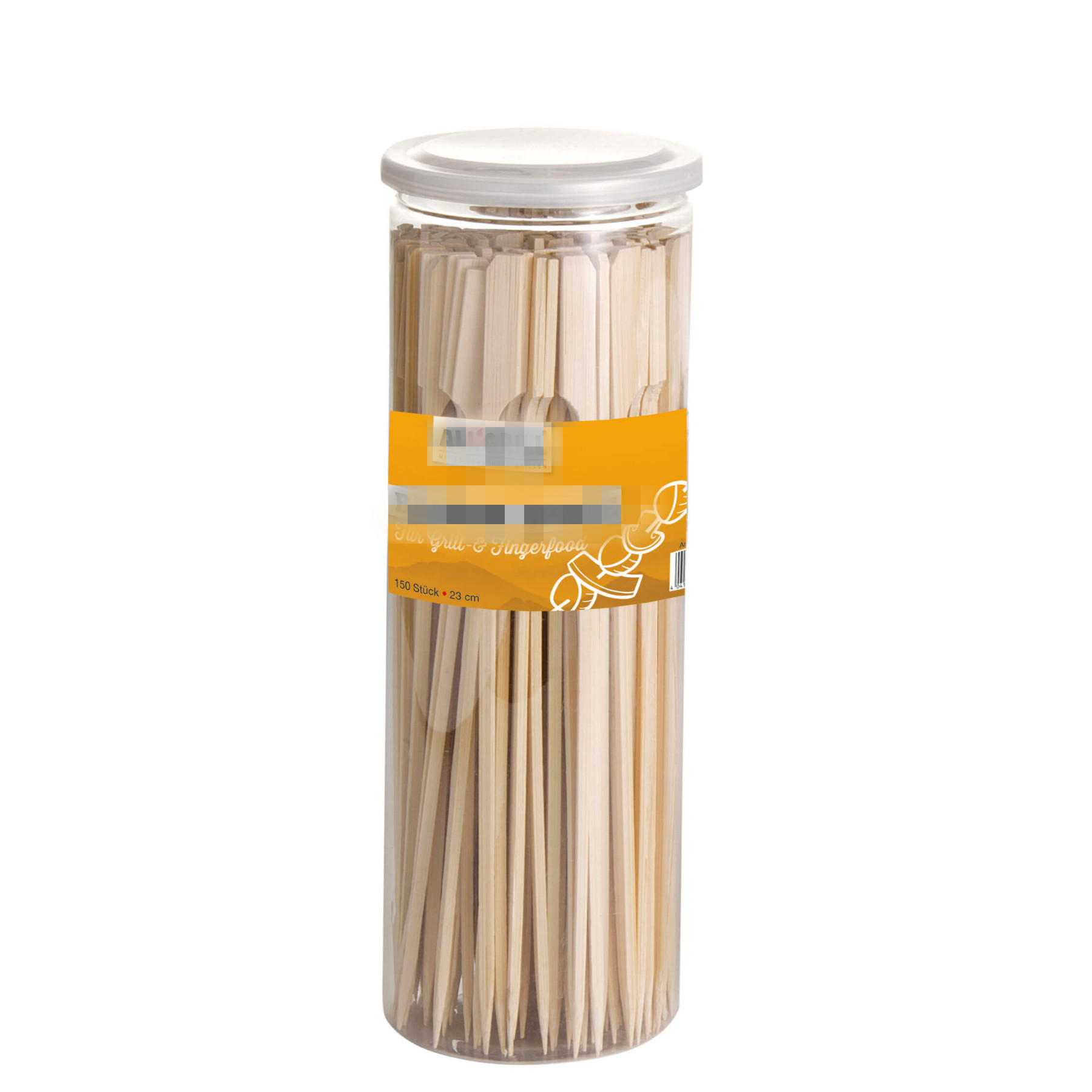 18cm Flat Wooden Bamboo Paddle Picks Sticks For Marshmallow