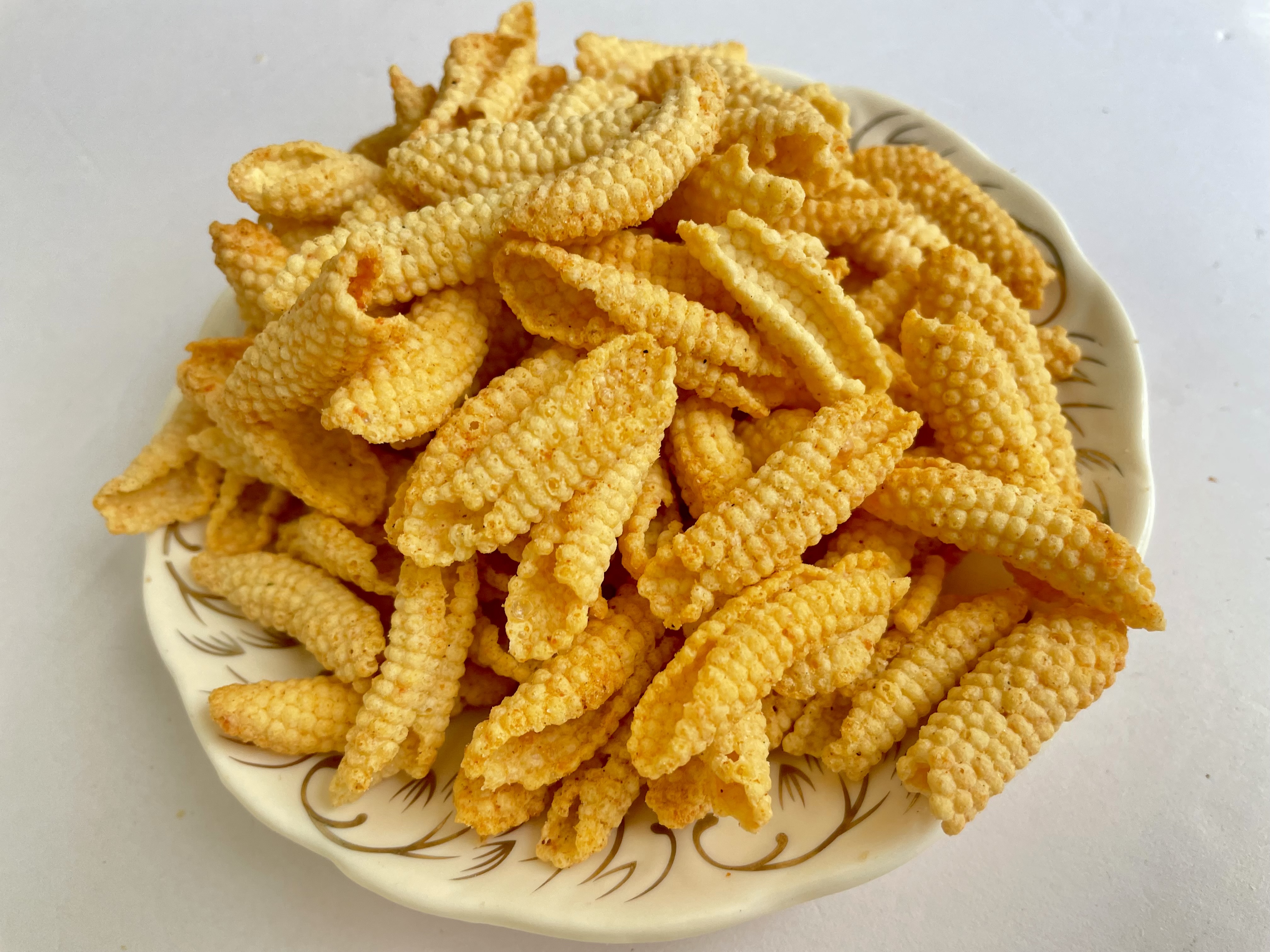 Asian fries crisp snacks flavors of pepper fried rice crust corn rice crackers