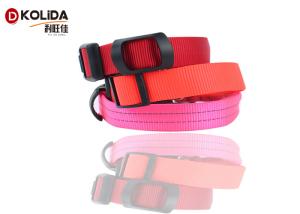 China Stylish Pet Cat Dog Glow LED Collar Flashing Light Up Nylon Night Safety Collars wholesale