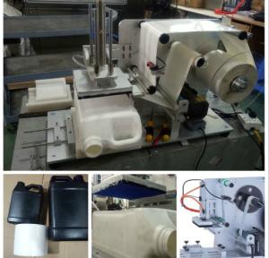 China Professional Semi Automatic Bottle Label Applicator 220V / 50HZ wholesale