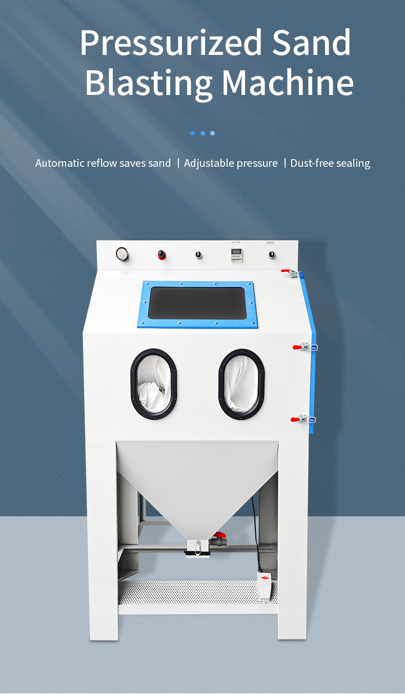 220V Input Voltage Automatic Sand Blasting Machine For Effective And Thorough Cleaning