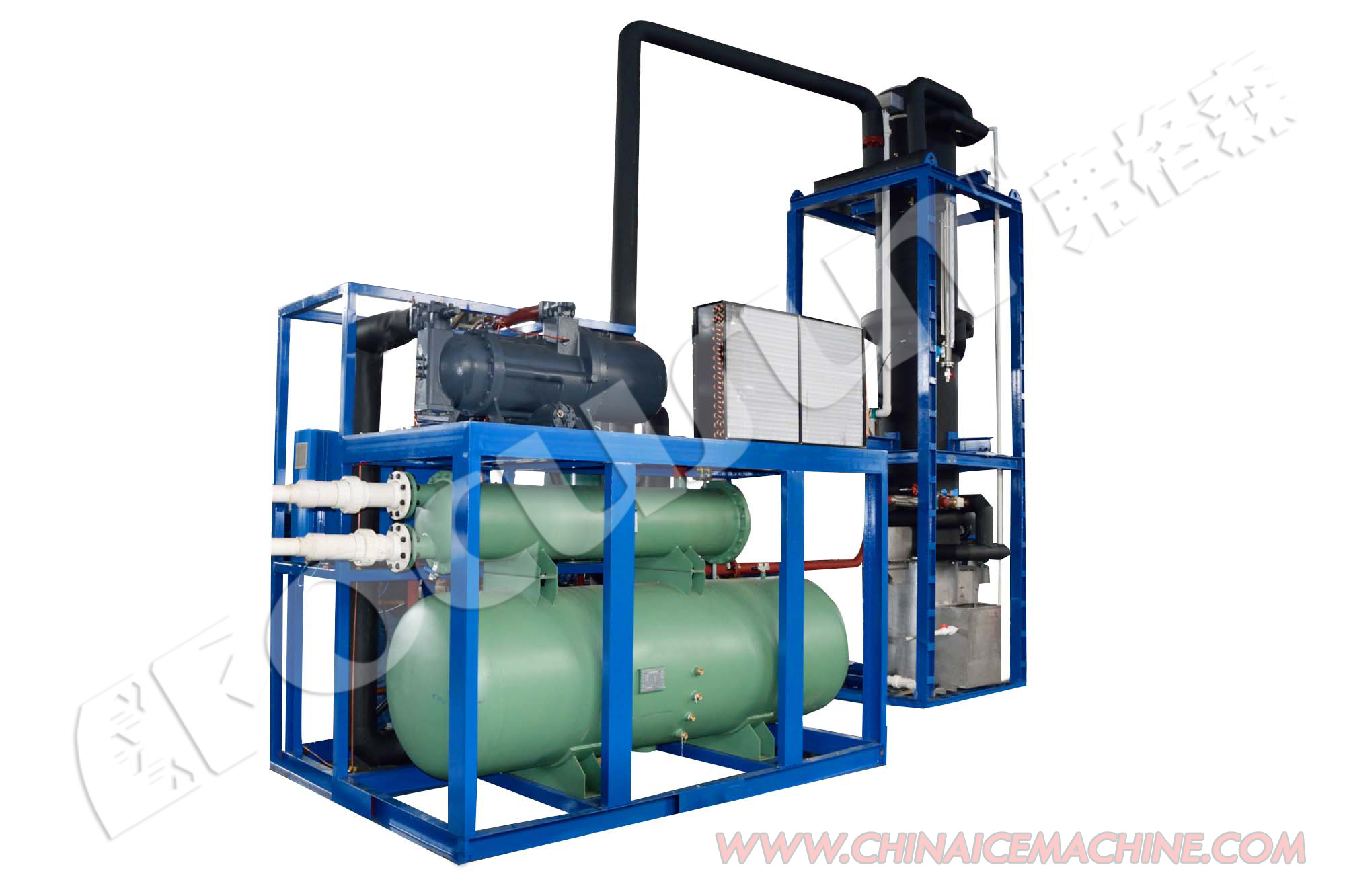 Focusun 1T 2T 5T 10T 15T 20T 25T 30T Automatic Tube Ice Making Machine for Industrial