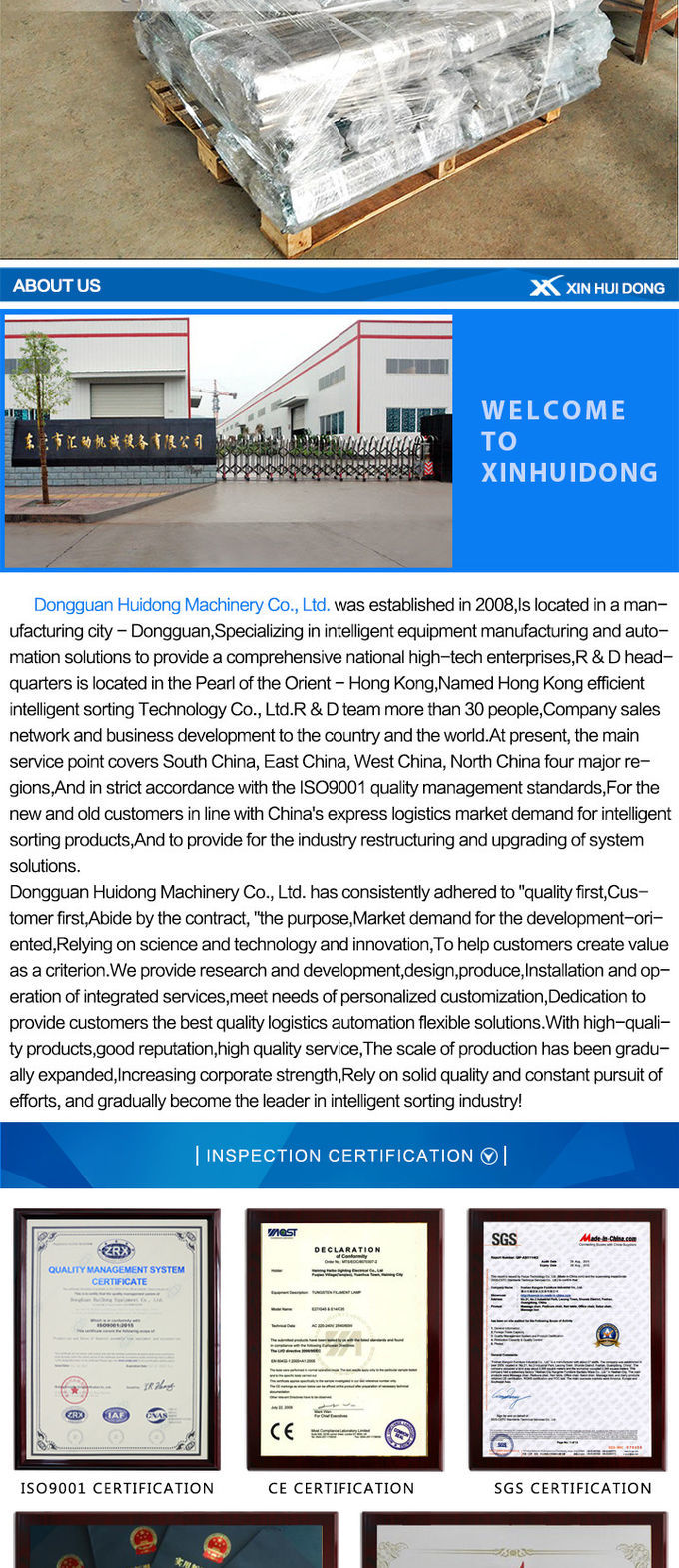 Stainless Steel Powered Lineshaft Roller Conveyor High Efficiency For Transportation
