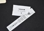 Flag 0.4mm Silicone Rubber Labels On Black Polyester Tape