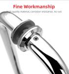 Hotel Bathroom Shower Glass Door Pull Handle Stainless Steel 304 Glass Door