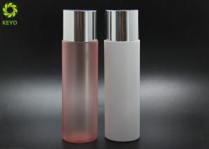 China 200ml Frosted PET Plastic Toner Bottle With Screw Cap wholesale