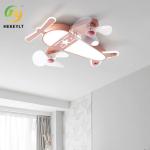 Household Bedroom Ceiling Light Children'S Room Aircraft Fan Light Frequency